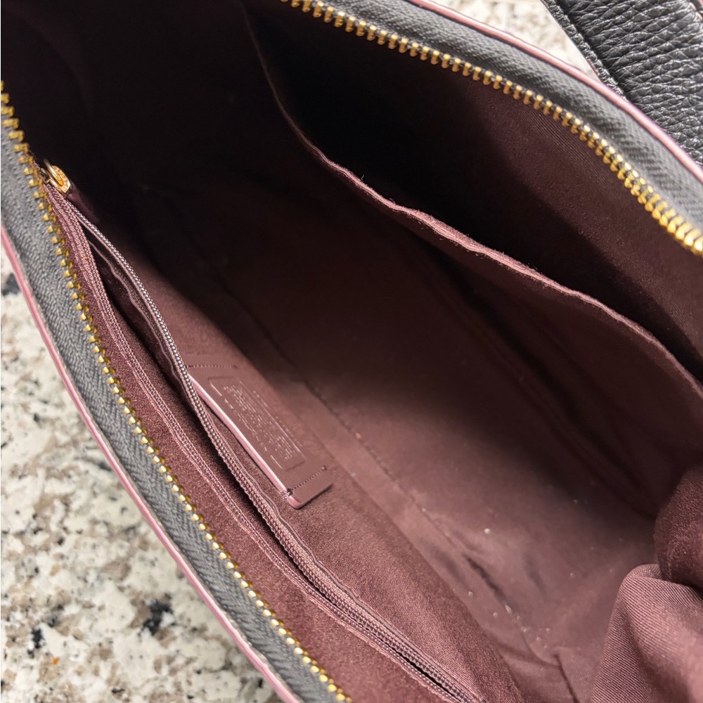 Coach Black Leather Hobo Bag - Picture 7 of 9